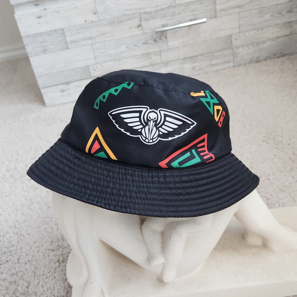 NEW ORLEANS PELICANS NBA Black Reversible Bucket HAT Zion Williamson Sprite